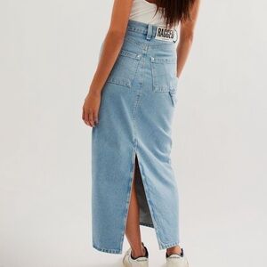 The Ragged Priest Carpenter Maxi Jean Skirt